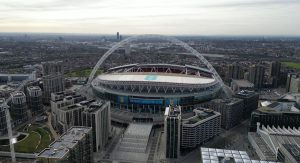 jalkapallon em-kisat isännät 2028 ja 2032 Wembley Stadium