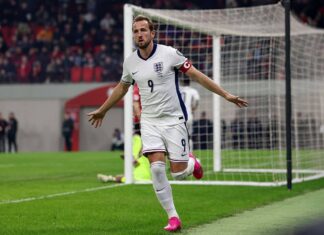 Englannin joukkue jalkapallon MM-kisoihin 2026 Englannin Harry Kane